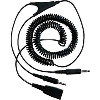Кабель Jabra PC Cord QD - 2×3,5 мм 8734-599 Кабель Jabra PC Cord QD - 2×3,5 мм 8734-599