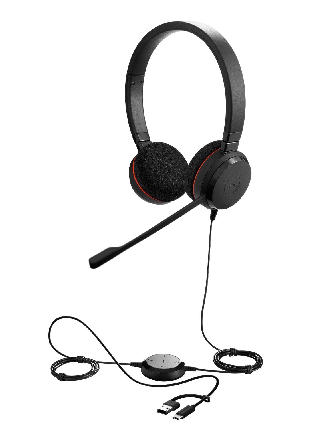 Jabra Evolve 20 MS Stereo USB-C/A (4999-823-169) купити в Україні