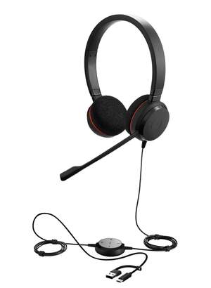 Гарнітура Jabra EVOLVE 20 MS Stereo USB-С/A 4999-823-169