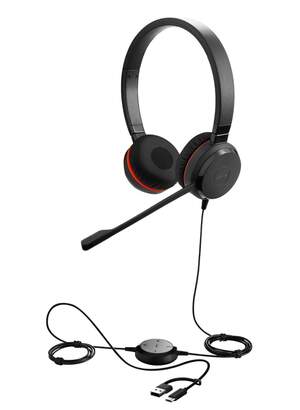 Гарнітура Jabra EVOLVE 30 II USB C/A MS Stereo 5399-823-369 Гарнітура Jabra EVOLVE 30 II USB C/A MS Stereo 5399-823-369