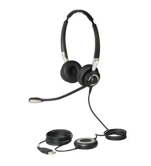 Гарнітура Jabra BIZ 2400 II Duo USB MS BT 2499-823-209 Гарнітура Jabra BIZ 2400 II Duo USB MS BT 2499-823-209