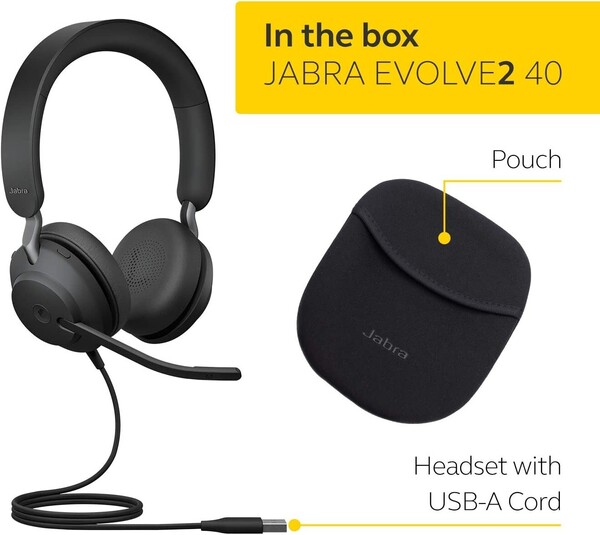 最終値下げ интернет в купить (24089-989-899) Stereo UC USB-C 40 Evolve2 JABRA USB-C Stereo MS 40 Evolve2 Jabra ヘッドホン