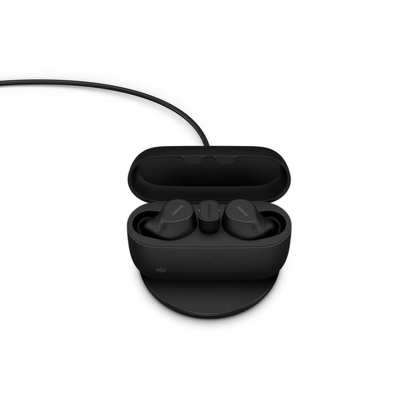 【新品SALE】Jabra Evolve2 Buds ワイヤレスイヤホン Наушники Jabra Evolve2 Buds USB A MS with Wireless Charger Black