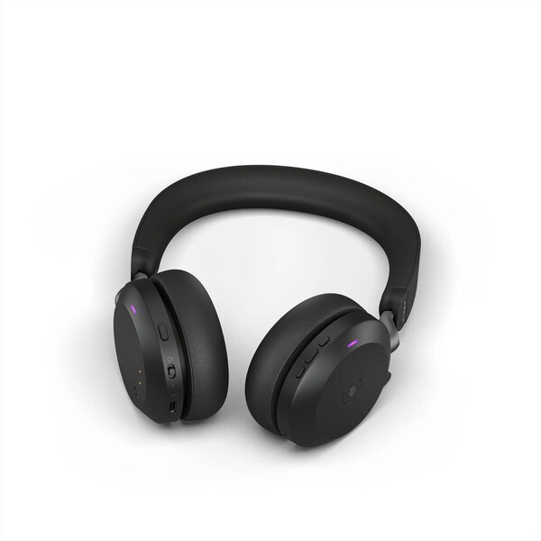 新品Jabra Evolve2 75 - USB-C MS Teams ブラック Jabra Evolve2 75 - USB-C MS Teams 充電スタンド付き [ブラック
