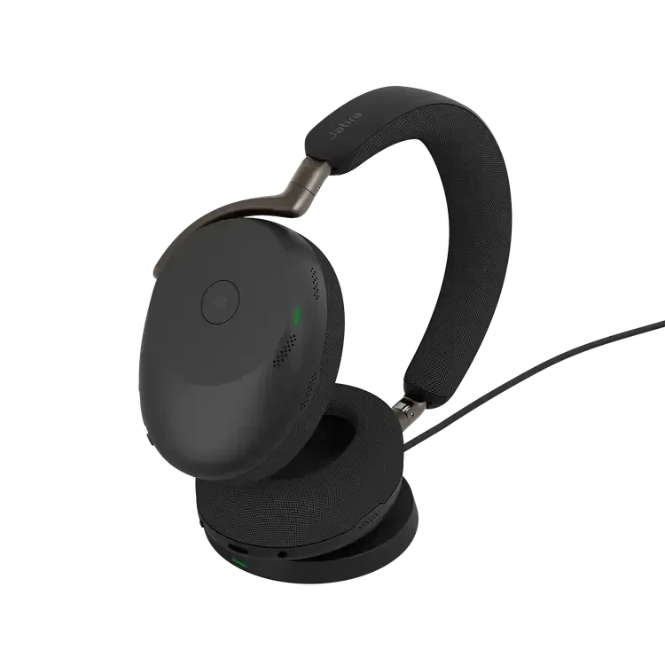 Гарнитура Jabra Evolve3 85 USB-A MS Stereo Black + Wireless Charging Pad 38599-999-989 Гарнитура Jabra Evolve3 85 USB-A MS Stereo Black + Wireless Charging Pad 38599-999-989